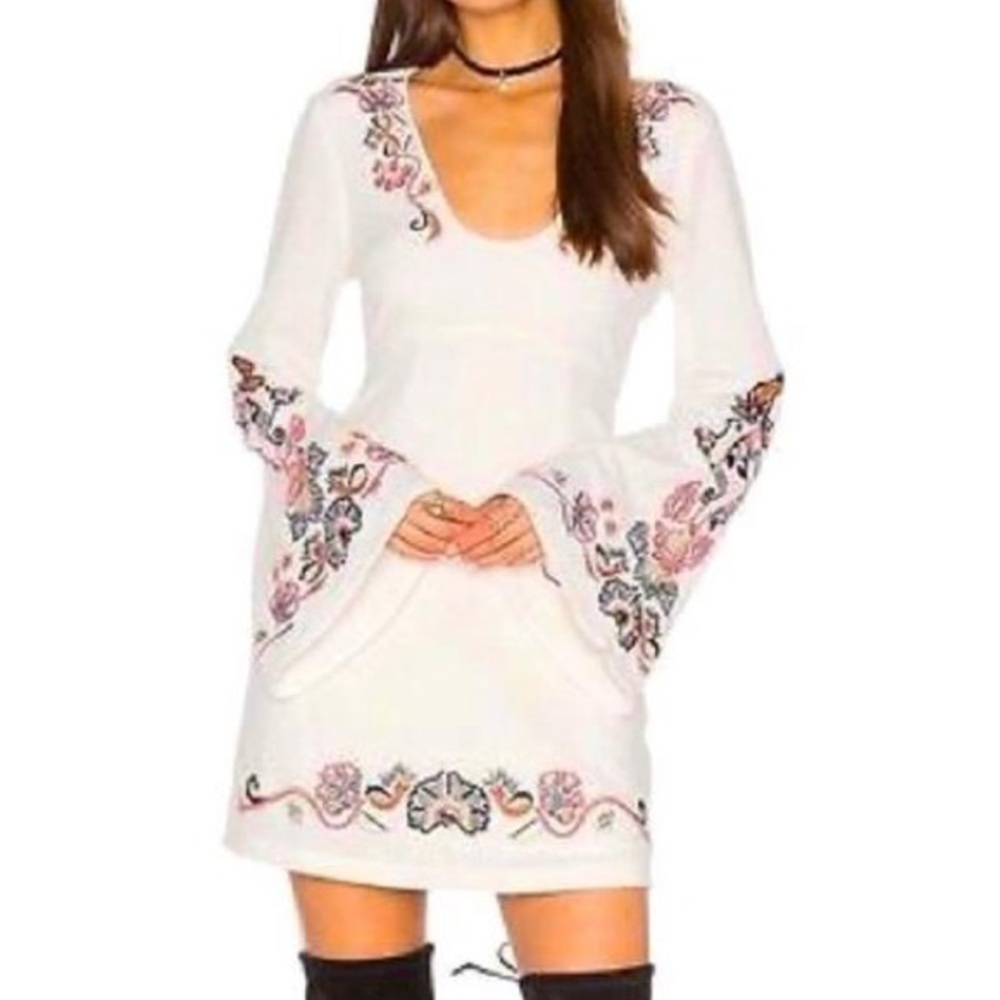 NWT Free People Bell Sleeve dress 0